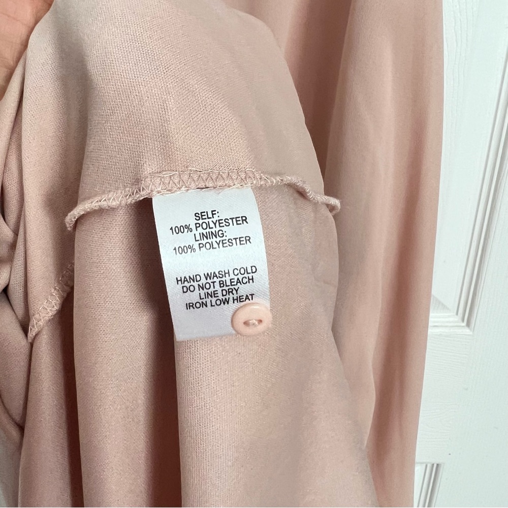 Lulu’s | Utterly Enchanting Lined Sleeveless Maxi Dress Gown Blush Medium - Picture 11 of 11